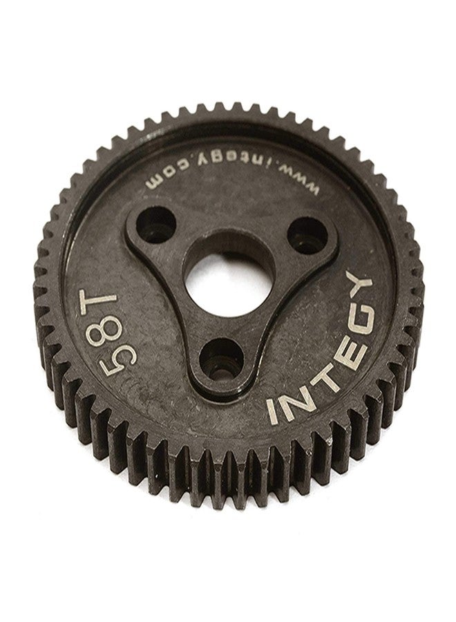 Integy Steel 0.8 Spur Gear 58T for 1/10 E-Revo (-2017), Summit & BL E/T-Maxx 3.3 3958 - Image 1